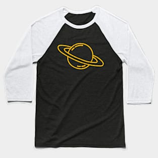 Minimal Planet, Planet Baseball T-Shirt